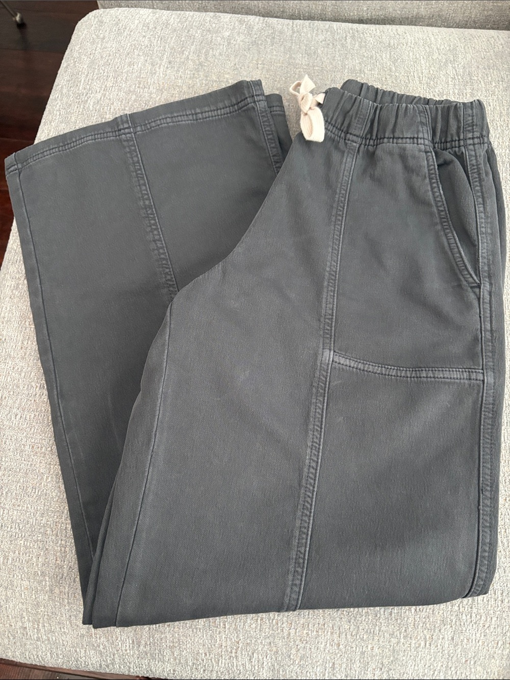 Aerie Me Day Tie Waist Pant SZ S